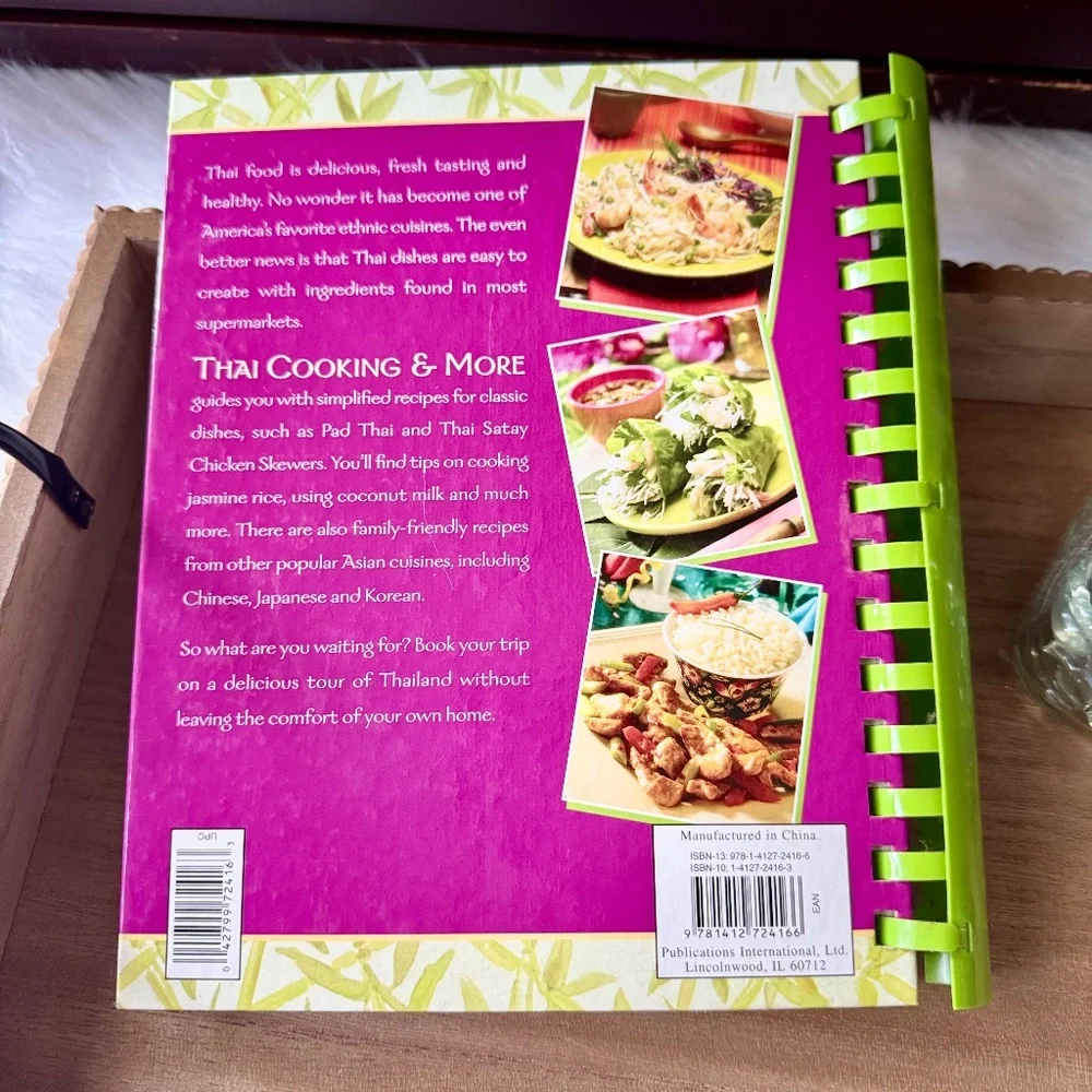 Thai‎ Cooking & More Spiral Cookbook Asian Recipes